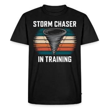 Costume de chasseur de tempête Chasseur de tempête - T-shirt Premium bio Homme - noir - Devant - Nico (187cm)