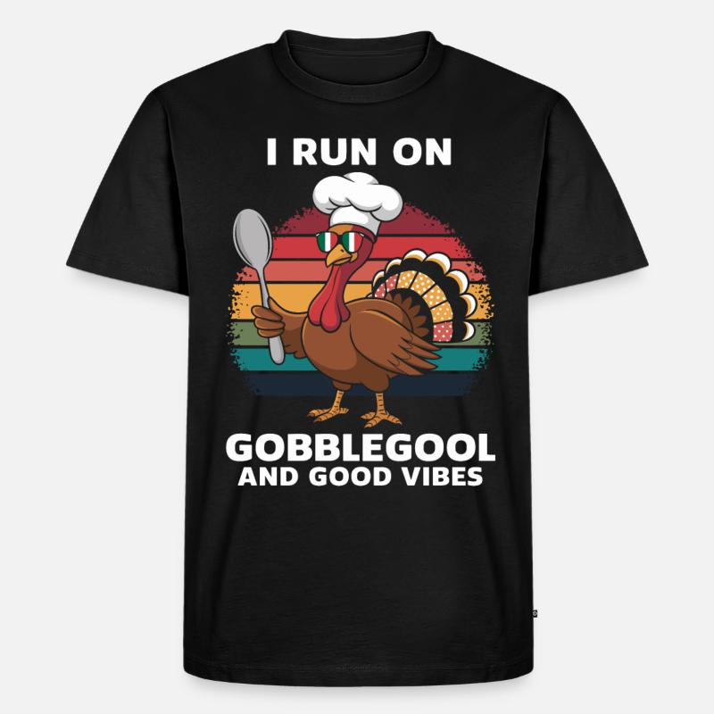 Dinde Thanksgiving Day Gobblegool - T-shirt Premium bio Homme - noir