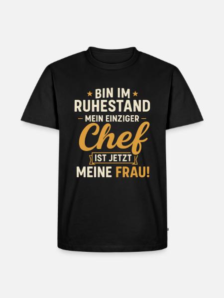 Retirement My Wife - Men's Premium Organic T-Shirt - black