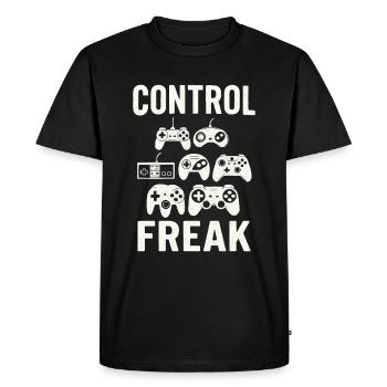 Manette Zocken Gaming Freak - T-shirt Premium bio Homme - noir - Devant - Nico (187cm)