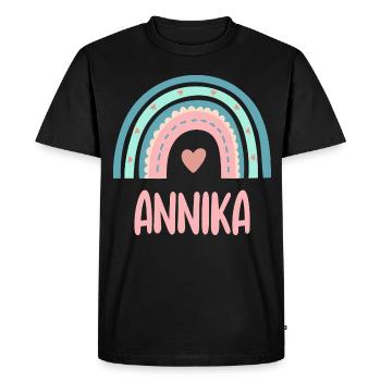 Annika Nom Rainbow Baby - T-shirt Premium bio Homme - noir - Devant - Nico (187cm)