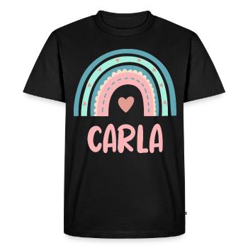 Carla Nom Rainbow Baby - T-shirt Premium bio Homme - noir - Devant - Nico (187cm)