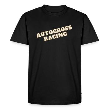 Autocross in Germany, Italy, France - Men's Premium Organic T-Shirt - black - Front - Nico (187cm)