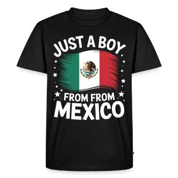 Mexique Mexique Mexicain Espagnol - T-shirt Premium bio Homme - noir - Devant - Nico (187cm)