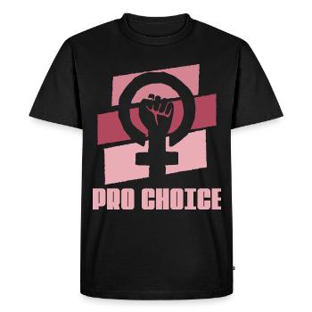 Feminism Feminist Feminist Pro Abortion - Men's Premium Organic T-Shirt - black - Front - Nico (187cm)
