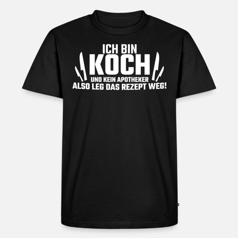 KOCH - Ich bin Koch - Männer Premium Bio T-Shirt - Schwarz