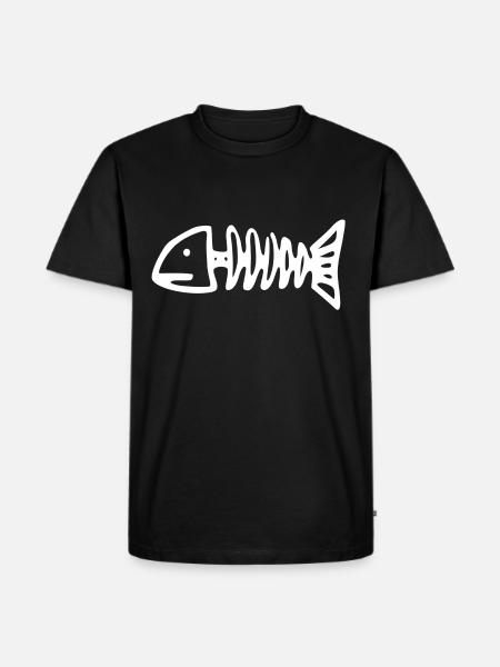 dead fish - Men's Premium Organic T-Shirt - black