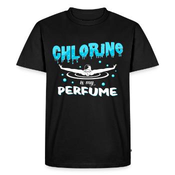 natation - T-shirt Premium bio Homme - noir - Devant - Nico (187cm)