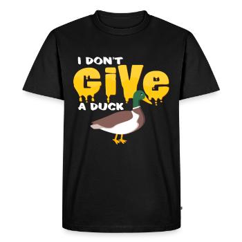 ducks - Men's Premium Organic T-Shirt - black - Front - Nico (187cm)