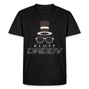 poker - Mannen Premium Bio T-shirt - zwart - Voor - Nico (187cm)