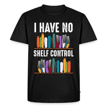 Read books - Men's Premium Organic T-Shirt - black - Front - Nico (187cm)