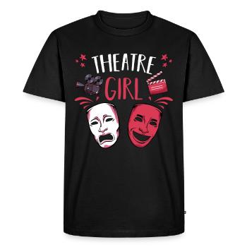 théâtre - T-shirt Premium bio Homme - noir - Devant - Nico (187cm)