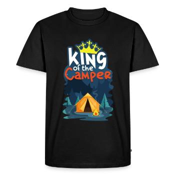 camper - Men's Premium Organic T-Shirt - black - Front - Nico (187cm)