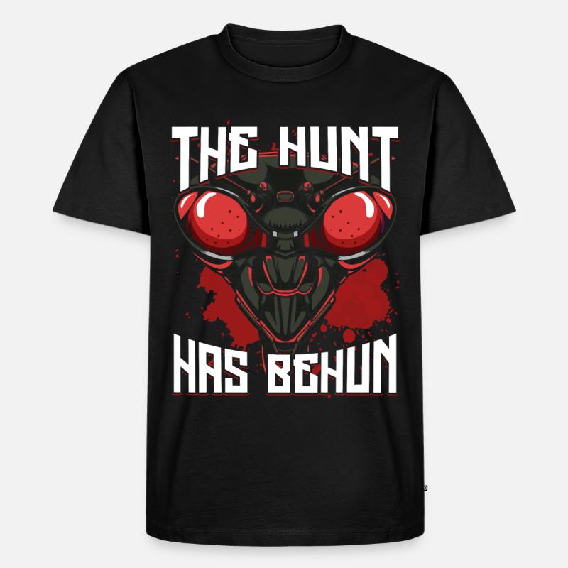Gottesanbeterin - Männer Premium Bio T-Shirt - Schwarz
