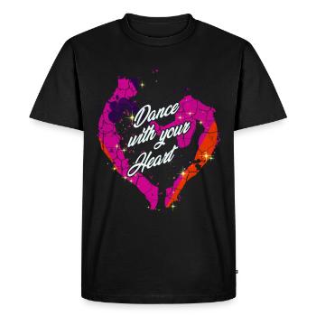 Danser - T-shirt Premium bio Homme - noir - Devant - Nico (187cm)