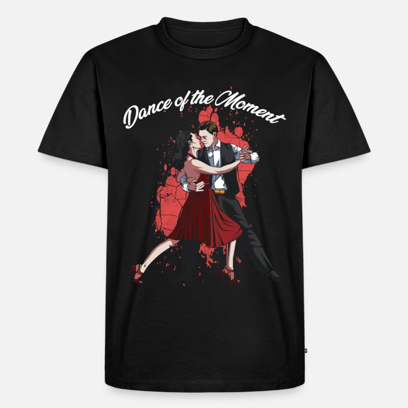 Tango Tanz - Männer Premium Bio T-Shirt - Schwarz
