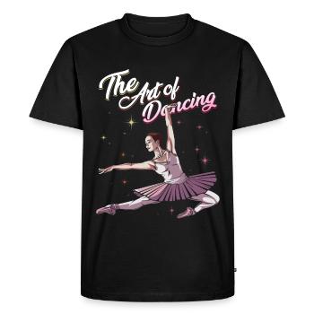 ballet - Men's Premium Organic T-Shirt - black - Front - Nico (187cm)