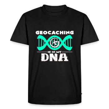 Geocaching - T-shirt Premium bio Homme - noir - Devant - Nico (187cm)