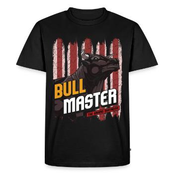 bull - Men's Premium Organic T-Shirt - black - Front - Nico (187cm)