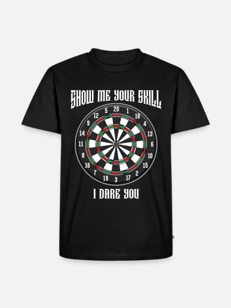jeu de fléchettes - T-shirt Premium bio Homme - noir