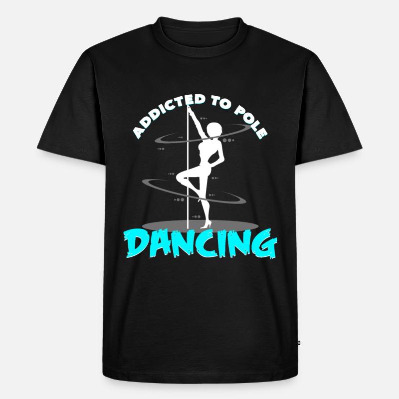Pole Dance - Männer Premium Bio T-Shirt - Schwarz