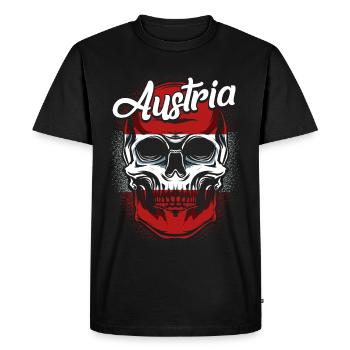 Autriche - T-shirt Premium bio Homme - noir - Devant - Nico (187cm)