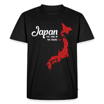 Japon - T-shirt Premium bio Homme - noir - Devant - Nico (187cm)