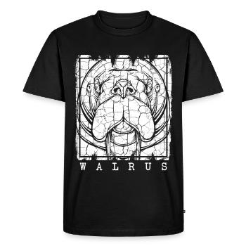 morse - T-shirt Premium bio Homme - noir - Devant - Nico (187cm)