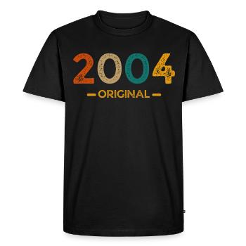 2004 Original - T-shirt Premium bio Homme - noir - Devant - Nico (187cm)