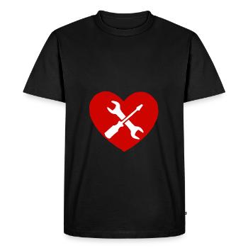 Tournevis outil cadeau artisan voiture voiture - T-shirt Premium bio Homme - noir - Devant - Nico (187cm)