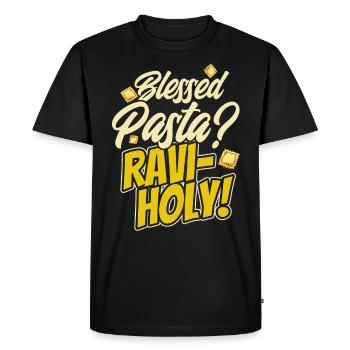 Noodles Noodle Lover Ravioli Cadeau - T-shirt Premium bio Homme - noir - Devant - Nico (187cm)