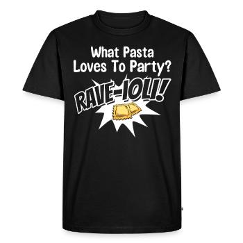 Noodles Noodle Lover Ravioli Cadeau - T-shirt Premium bio Homme - noir - Devant - Nico (187cm)