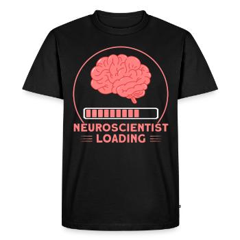 Neurobiologie Neuroscientifique Cadeau - T-shirt Premium bio Homme - noir - Devant - Nico (187cm)