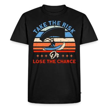 Kiteboarder Kitesurfer Kiten Kiteboard Cadeau - T-shirt Premium bio Homme - noir - Devant - Nico (187cm)