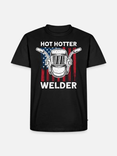 Welding Hot Hot Welder Gift - Men's Premium Organic T-Shirt - black