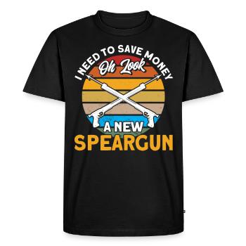 Pêche sous-marine Apnéiste Pêcheur pêcheur - T-shirt Premium bio Homme - noir - Devant - Nico (187cm)