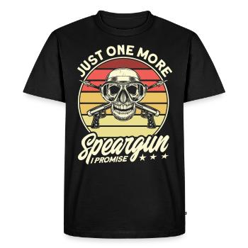 Pêche sous-marine Apnéiste Pêcheur pêcheur - T-shirt Premium bio Homme - noir - Devant - Nico (187cm)