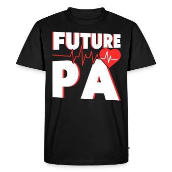 Études en éducation médicale Étudiant en médecine - T-shirt Premium bio Homme - noir - Devant - Nico (187cm)