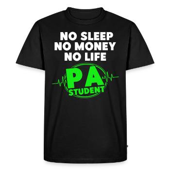 Don de médecin adjoint aux études précliniques - T-shirt Premium bio Homme - noir - Devant - Nico (187cm)