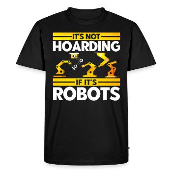 Robotics Robotics Engineer Robot Gift - Men's Premium Organic T-Shirt - black - Front - Nico (187cm)