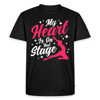 Ballet Danse Ballerine Ballet Danse Cadeau - T-shirt Premium bio Homme - noir - Devant - Nico (187cm)