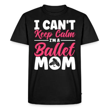 Ballet Danse Ballerine Ballet Fille Cadeau - T-shirt Premium bio Homme - noir - Devant - Nico (187cm)