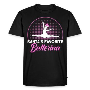 Ballet Danse Ballet Danse Ballerine Cadeau - T-shirt Premium bio Homme - noir - Devant - Nico (187cm)