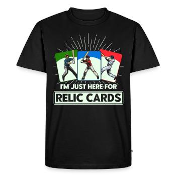 Collection de cartes de sport collector de cartes de baseball - T-shirt Premium bio Homme - noir - Devant - Nico (187cm)
