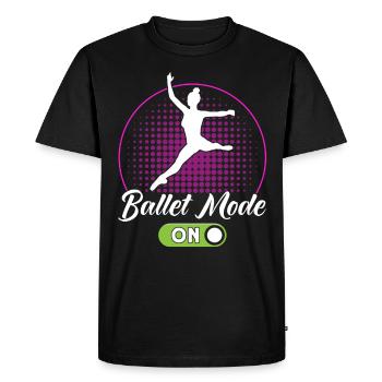 Ballet Danse Ballet Filles Ballet Danse - T-shirt Premium bio Homme - noir - Devant - Nico (187cm)