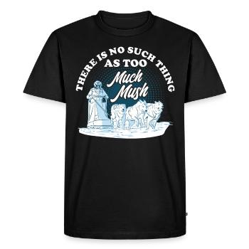 Sled Dog Racing Dog Sled Husky Owners - Men's Premium Organic T-Shirt - black - Front - Nico (187cm)