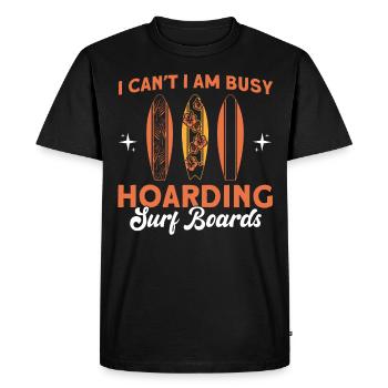 Collect Surfing Collection Gift - Men's Premium Organic T-Shirt - black - Front - Nico (187cm)