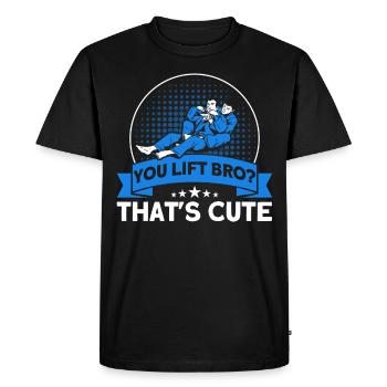 Jiu Jitsu Ground Combat Jiu Jitsu Training Gift - Men's Premium Organic T-Shirt - black - Front - Nico (187cm)