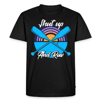 Rowers Team Rowing Rowing Gift - Men's Premium Organic T-Shirt - black - Front - Nico (187cm)