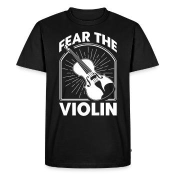 Cadeau de violoniste violoniste - T-shirt Premium bio Homme - noir - Devant - Nico (187cm)
